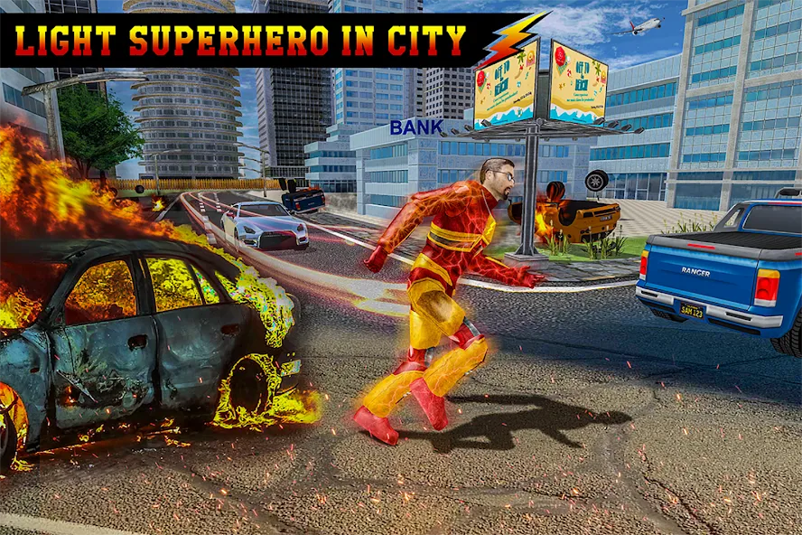 Скачать взлом Light Superhero Speed Hero  [МОД Много денег] — полная версия apk на Андроид screen 3