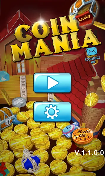 Взломанная AE Coin Mania : Arcade Fun (Эй Это Мания Монет)  [МОД Бесконечные деньги] — полная версия apk на Андроид screen 1