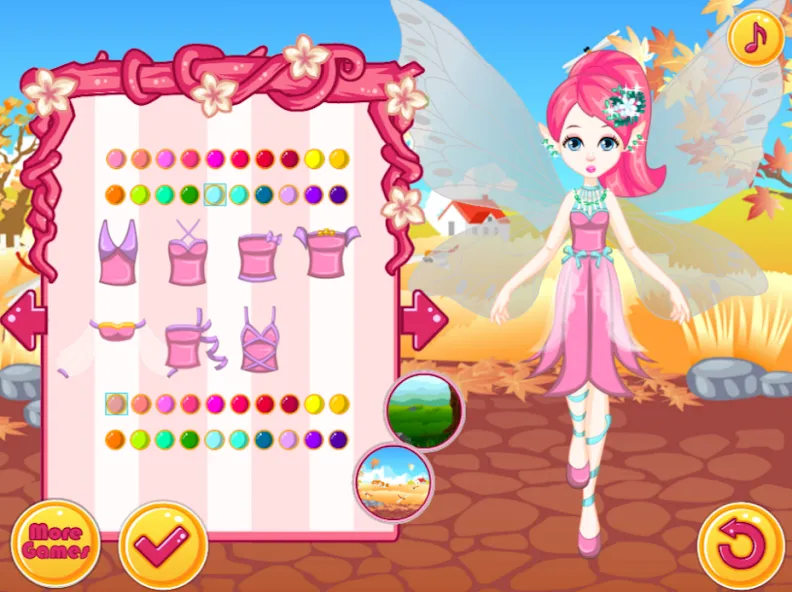 Скачать взлом Fairy Dress Up — Girls Games  [МОД Unlocked] — полная версия apk на Андроид screen 2