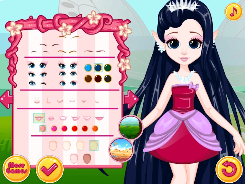 Скачать взлом Fairy Dress Up — Girls Games  [МОД Unlocked] — полная версия apk на Андроид screen 3