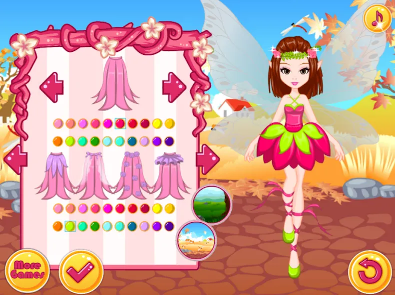 Скачать взлом Fairy Dress Up — Girls Games  [МОД Unlocked] — полная версия apk на Андроид screen 4