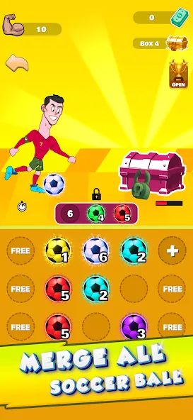 Взлом Lifting Ronaldo (Тренировка Роналду)  [МОД Много денег] — стабильная версия apk на Андроид screen 5