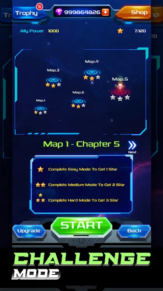 Взломанная Galaxy Attack: Space Shooter (Гэлэкси Аттак)  [МОД Меню] — последняя версия apk на Андроид screen 4