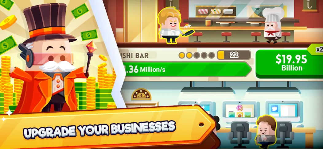 Скачать взлом Cash, Inc. Fame & Fortune Game  [МОД Unlimited Money] — полная версия apk на Андроид screen 3