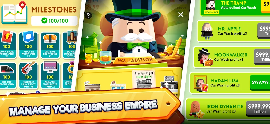 Скачать взлом Cash, Inc. Fame & Fortune Game  [МОД Unlimited Money] — полная версия apk на Андроид screen 4