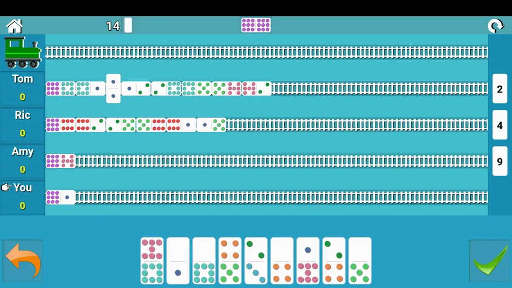 Скачать взломанную Train Dominoes (Трейн Доминос)  [МОД Menu] — последняя версия apk на Андроид screen 3