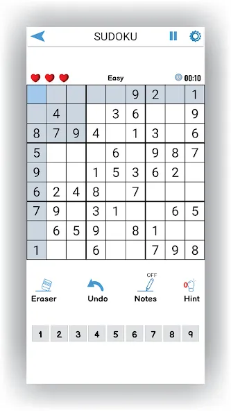 Взломанная Sudoku Offline: Hard Puzzles (Судоку Оффлайн)  [МОД Много монет] — последняя версия apk на Андроид screen 1