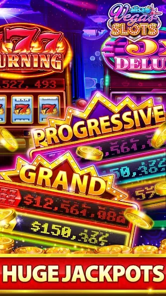 Взломанная VEGAS Slots by Alisa – Free Fu (Вегас Слоты от Алисы)  [МОД Много монет] — последняя версия apk на Андроид screen 2