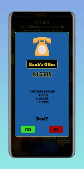 Скачать взломанную Deal or No Deal (Дил ор Но Дил)  [МОД Mega Pack] — последняя версия apk на Андроид screen 3