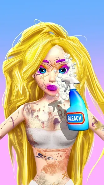 Скачать взлом Doll Makeover — DIY 3D Dolly  [МОД Unlocked] — стабильная версия apk на Андроид screen 2