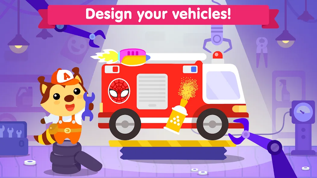 Взлом Car games for kids & toddler  [МОД Много денег] — последняя версия apk на Андроид screen 2