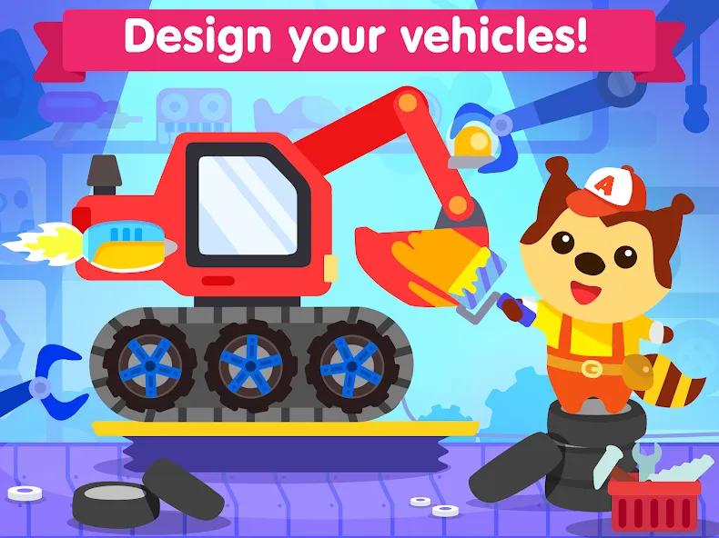 Скачать взломанную Car games for toddlers & kids  [МОД Все открыто] — стабильная версия apk на Андроид screen 4