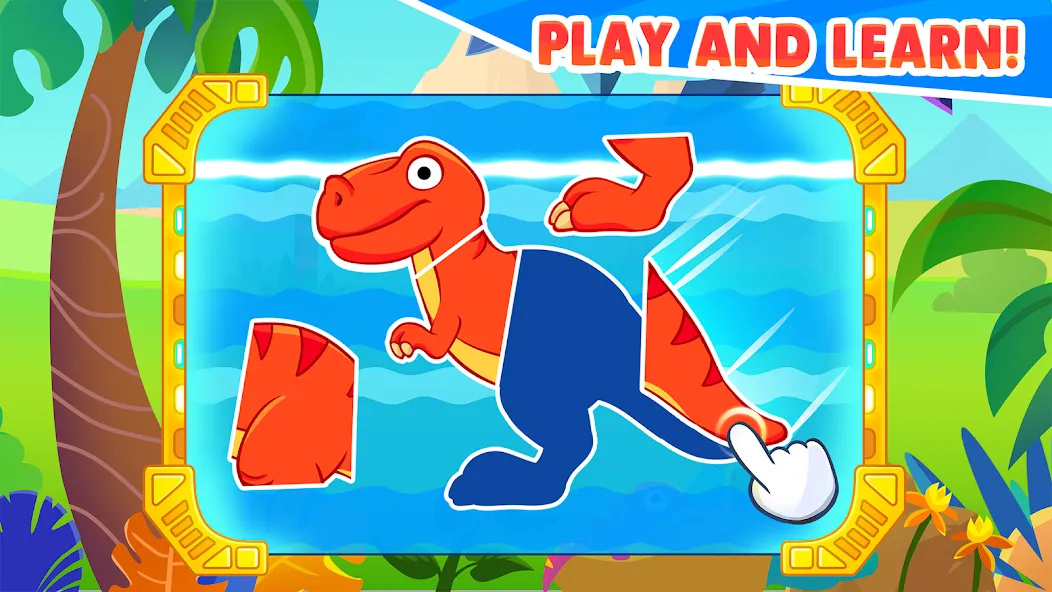 Взломанная Dinosaur games for toddlers  [МОД Menu] — последняя версия apk на Андроид screen 2