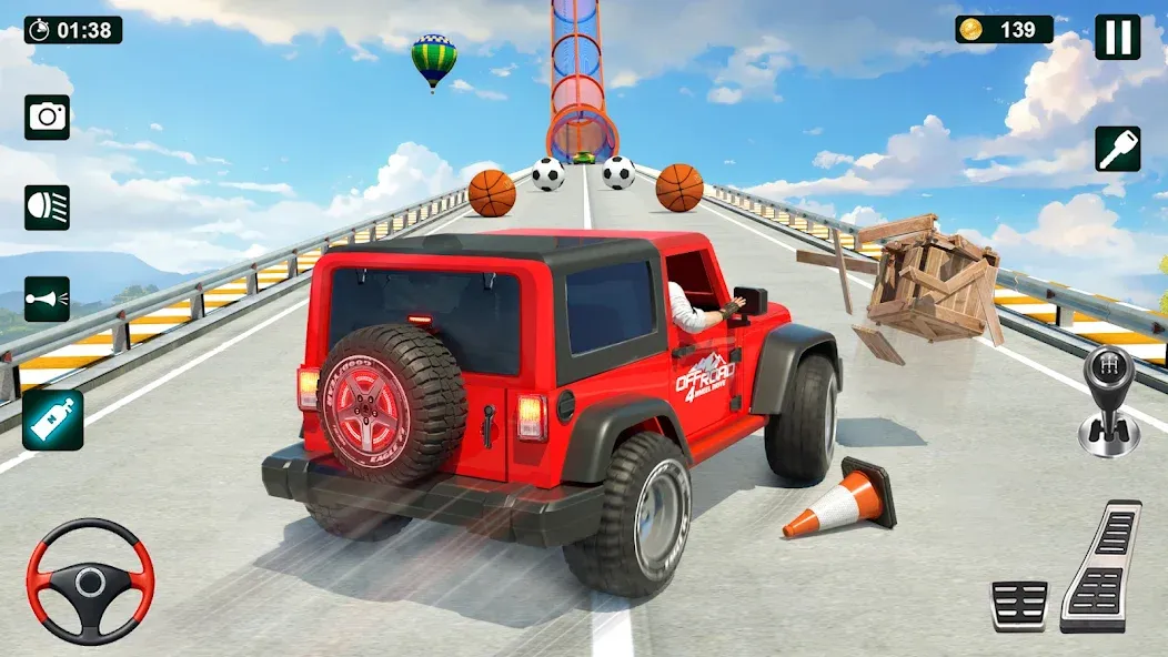 Взлом GT Car Stunt 3D: Ramp Car Game  [МОД Unlimited Money] — полная версия apk на Андроид screen 3