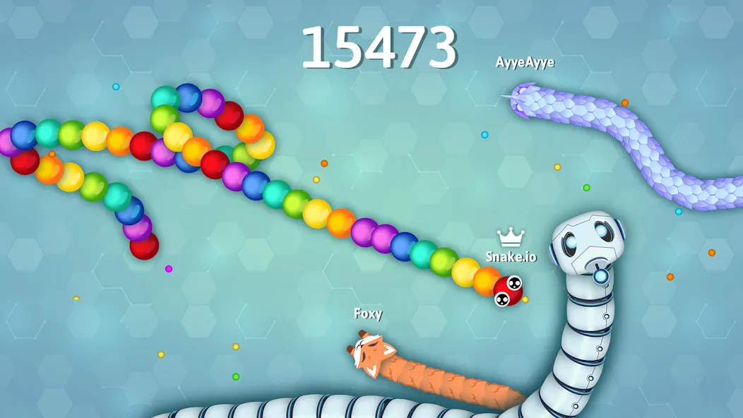 Скачать взлом Snake.io — Fun Snake .io Games  [МОД Много монет] — полная версия apk на Андроид screen 2