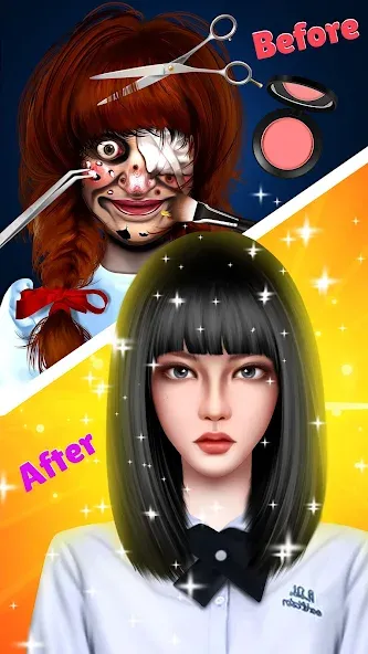 Скачать взлом Makeup Salon: Makeover ASMR (Мейкап салон)  [МОД Меню] — последняя версия apk на Андроид screen 5