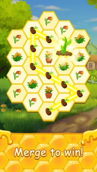 Скачать взлом Honey Bottles — merge puzzle (Хани Ботлс)  [МОД Unlocked] — полная версия apk на Андроид screen 2