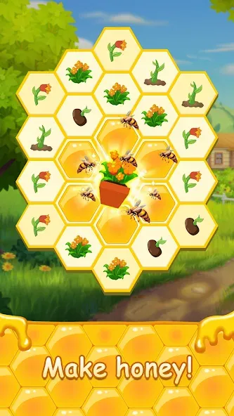 Скачать взлом Honey Bottles — merge puzzle (Хани Ботлс)  [МОД Unlocked] — полная версия apk на Андроид screen 3