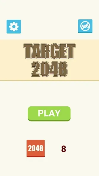 Скачать взломанную Target 2048 (Таргет 2048)  [МОД Бесконечные деньги] — полная версия apk на Андроид screen 1