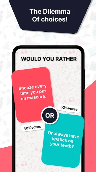 Скачать взломанную Would u Rather? Party Game  [МОД Меню] — стабильная версия apk на Андроид screen 2