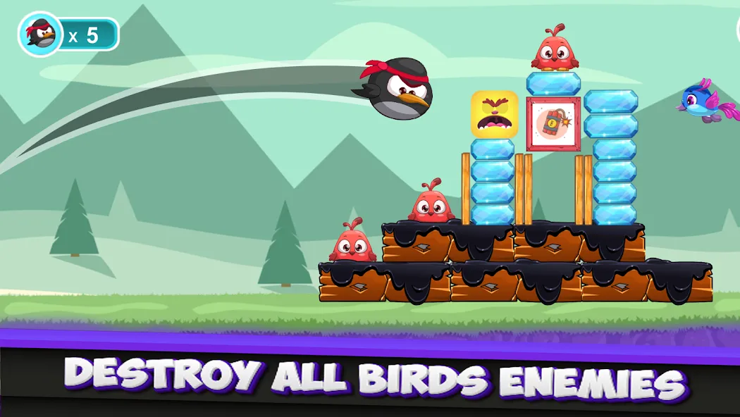 Скачать взломанную Angry Penguin (Энгри Пенгвин)  [МОД Menu] — стабильная версия apk на Андроид screen 4