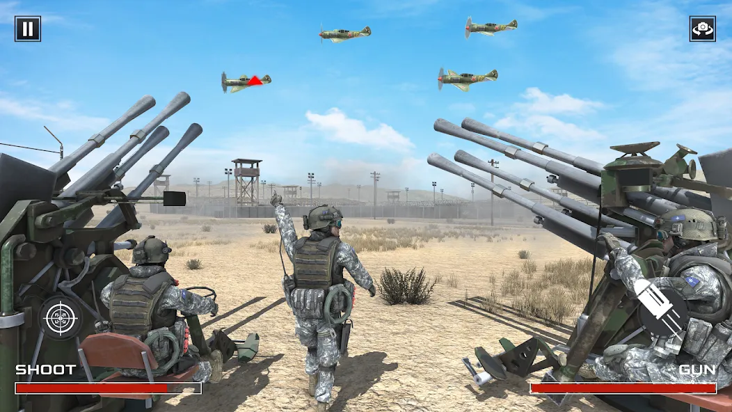 Взлом FPS War Games- Aircrafts Games  [МОД Бесконечные деньги] — последняя версия apk на Андроид screen 5