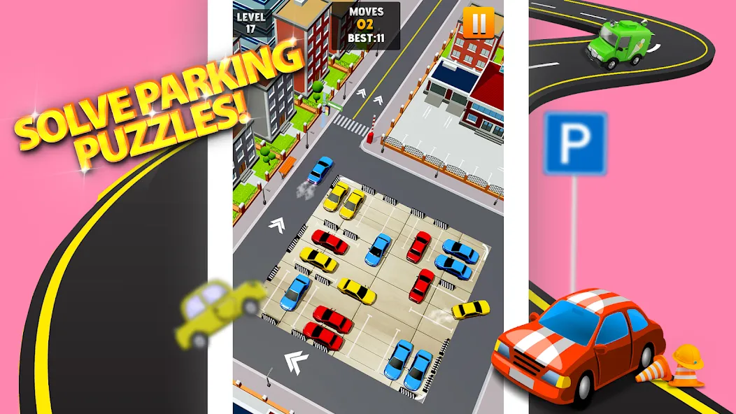 Скачать взлом Park Master: Car Parking Jam (Парк Мастер)  [МОД Mega Pack] — стабильная версия apk на Андроид screen 5