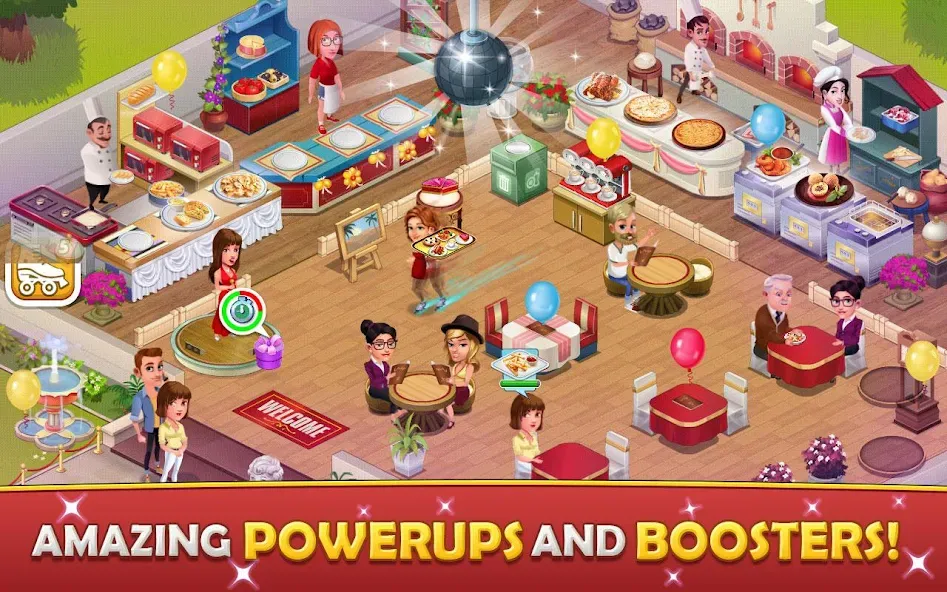 Скачать взломанную Cafe Tycoon – Cooking & Fun  [МОД Много монет] — последняя версия apk на Андроид screen 4