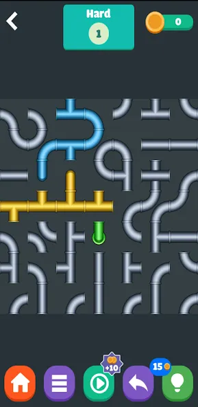 Взломанная Color Plumber (Цолор Пламбер)  [МОД Все открыто] — стабильная версия apk на Андроид screen 4