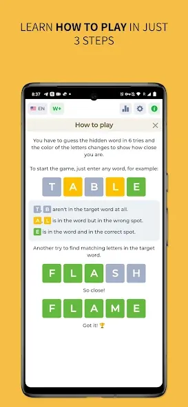 Взлом Wordly — Daily Word Game  [МОД Бесконечные монеты] — полная версия apk на Андроид screen 2