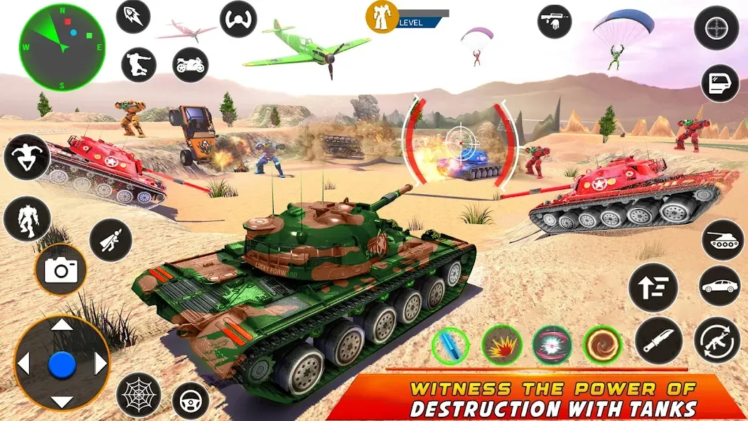 Взломанная Army Bus Robot Car Game 3d  [МОД Много монет] — полная версия apk на Андроид screen 3