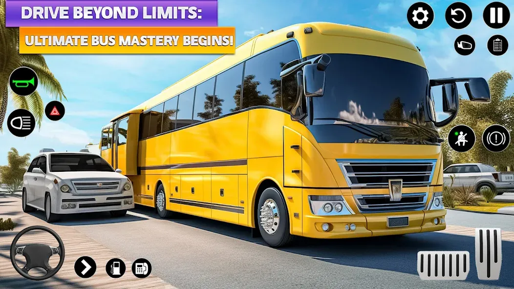 Взлом Ultimate Bus Driving Simulator (Ультимативный симулятор вождения автобуса)  [МОД Menu] — стабильная версия apk на Андроид screen 2