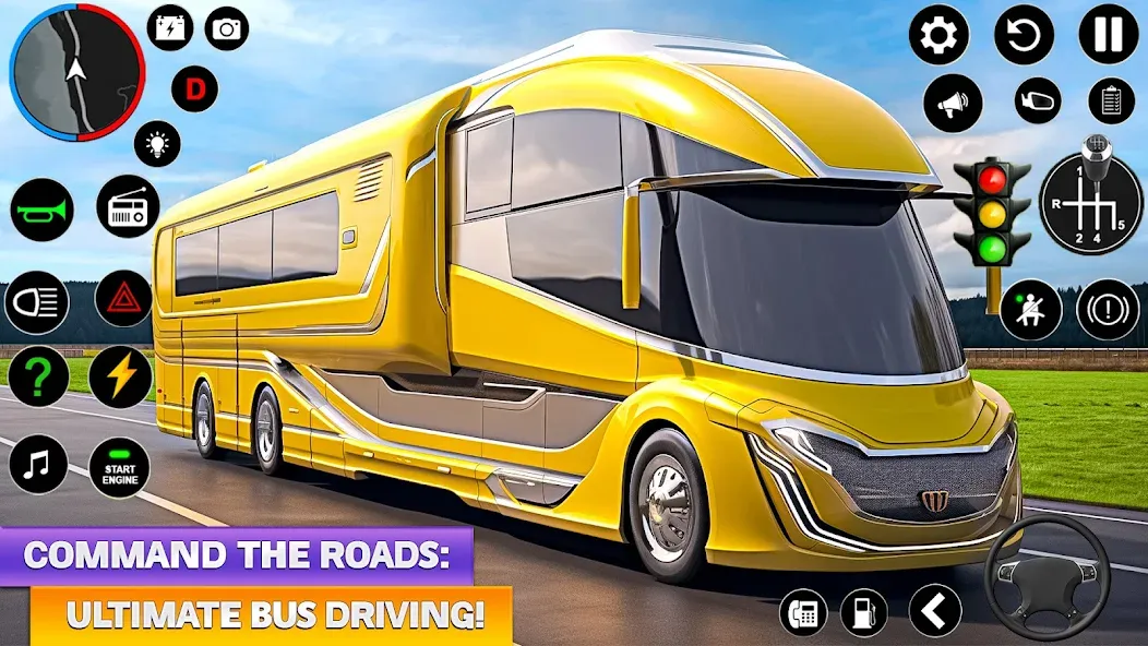 Взлом Ultimate Bus Driving Simulator (Ультимативный симулятор вождения автобуса)  [МОД Menu] — стабильная версия apk на Андроид screen 3