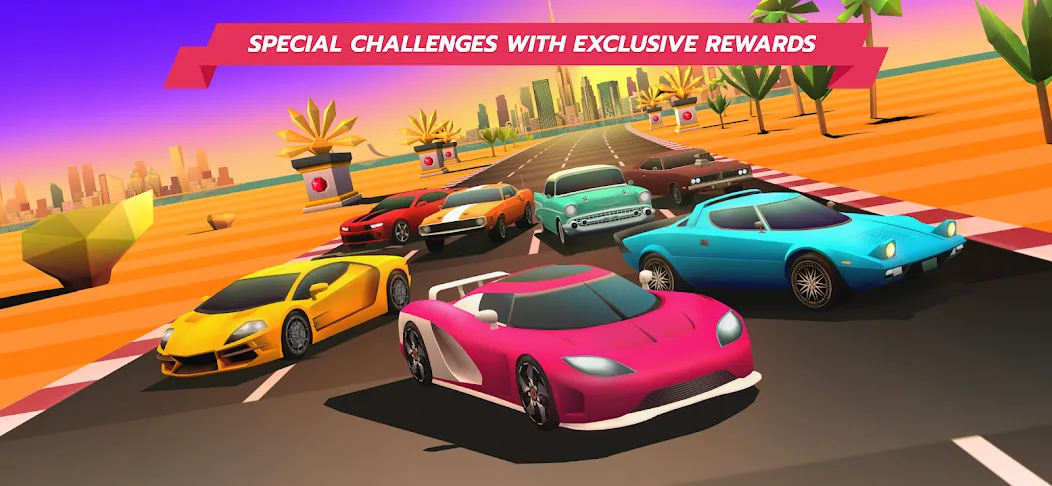 Взлом Horizon Chase – Arcade Racing (Хорайзон Чейс)  [МОД Все открыто] — последняя версия apk на Андроид screen 3