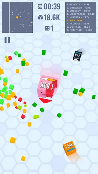 Взлом Cube Zone io  [МОД Бесконечные деньги] — стабильная версия apk на Андроид screen 4