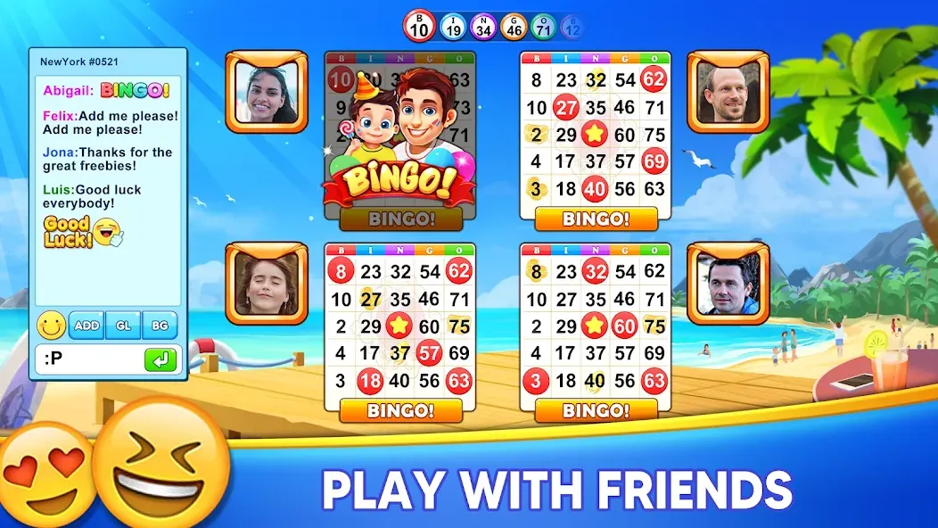 Взлом Bingo Holiday: Live Bingo Game  [МОД Бесконечные деньги] — последняя версия apk на Андроид screen 5