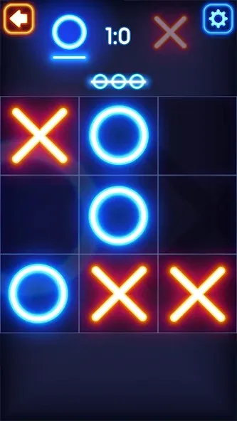 Взломанная Tic Tac Toe Glow: 2 Players  [МОД Бесконечные деньги] — последняя версия apk на Андроид screen 5