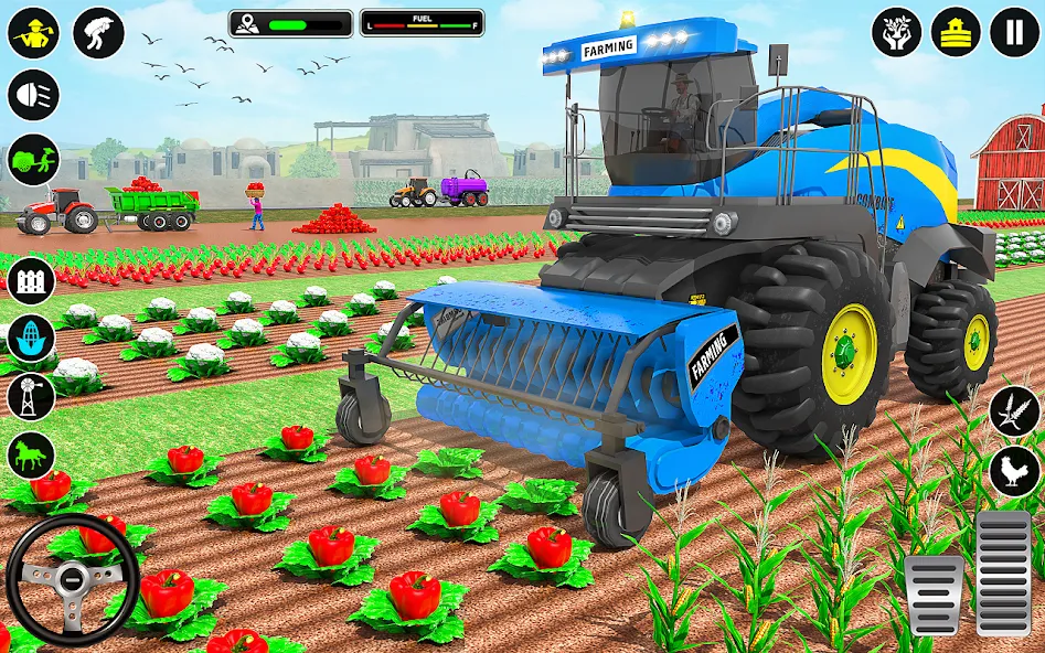 Взлом Tractor Farming: Tractor Games (Тракторное хозяйство)  [МОД Все открыто] — полная версия apk на Андроид screen 2