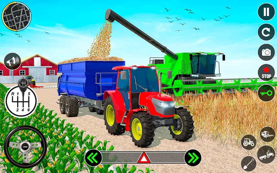 Взлом Tractor Farming: Tractor Games (Тракторное хозяйство)  [МОД Все открыто] — полная версия apk на Андроид screen 3