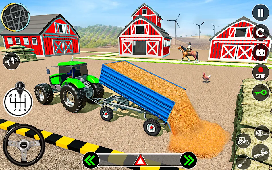 Взлом Tractor Farming: Tractor Games (Тракторное хозяйство)  [МОД Все открыто] — полная версия apk на Андроид screen 5