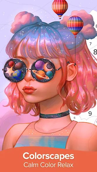 Скачать взломанную Colorscapes® — Color by Number  [МОД Unlimited Money] — стабильная версия apk на Андроид screen 2