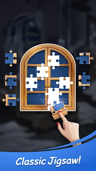 Скачать взломанную Jigsaw Puzzles: HD Puzzle Game (Джигсоу Пазлз)  [МОД Menu] — полная версия apk на Андроид screen 3