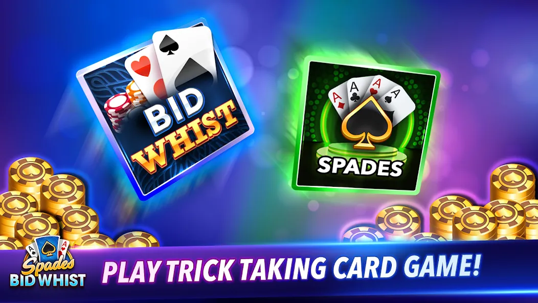 Взлом Spades: Bid Whist Classic Game (Бид Вист Классик)  [МОД Unlocked] — стабильная версия apk на Андроид screen 1