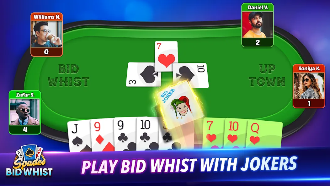 Взлом Spades: Bid Whist Classic Game (Бид Вист Классик)  [МОД Unlocked] — стабильная версия apk на Андроид screen 4