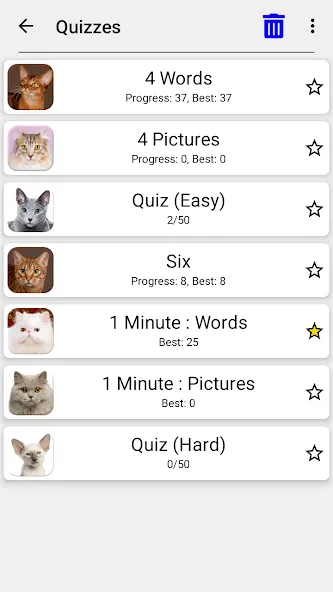 Скачать взлом Cats Quiz Guess Popular Breeds  [МОД Menu] — полная версия apk на Андроид screen 5