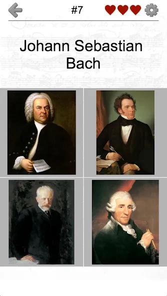 Скачать взлом Famous Composers Portrait Quiz  [МОД Unlocked] — стабильная версия apk на Андроид screen 2