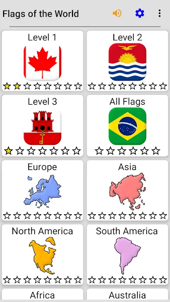 Скачать взлом Flags of All World Countries  [МОД Много денег] — последняя версия apk на Андроид screen 4