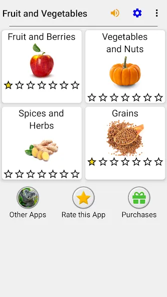 Взлом Fruit and Vegetables — Quiz  [МОД Меню] — последняя версия apk на Андроид screen 3