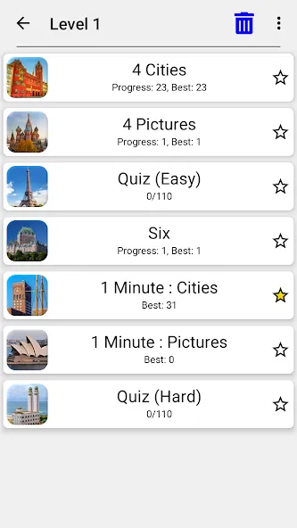 Взломанная Cities of the World Photo-Quiz  [МОД Все открыто] — последняя версия apk на Андроид screen 5