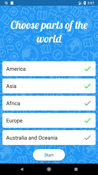 Взломанная Guess the country! — Quiz  [МОД Меню] — полная версия apk на Андроид screen 4